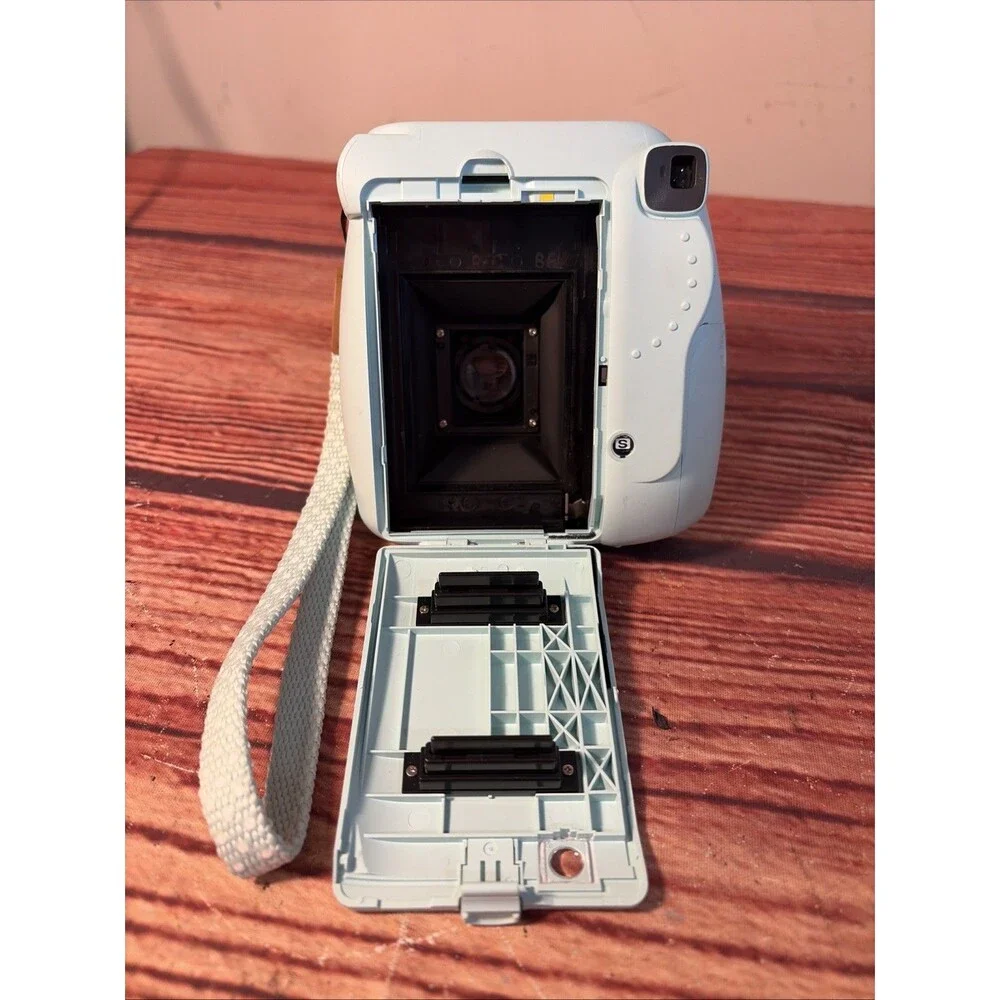 Fujifilm Instax Mini 9 Instant Camera Ice Blue Tested - WORKING